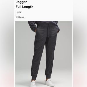 Lululemon dance studio jogger mid rise size 2